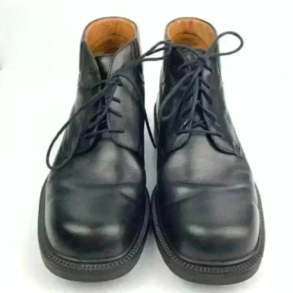 Ecco city chukka boots sz 43 9-9.5 Black leather - Picture 2 of 9